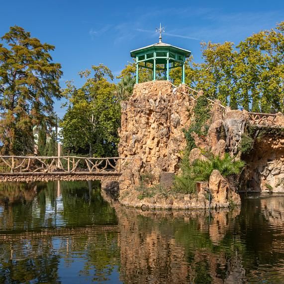 Gardens and nature of Samà park